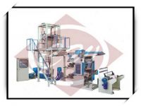 CW-PA50-60 film blowing machine with 2 colours flexible printing unit