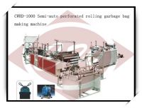 CWRD-1000 Semi-automatic perforated rolling garbage bag making machine