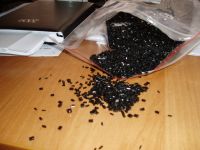 Offering PET black repro pellets, PET green and blue flakes