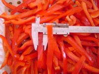 Sell IQF RED PEPPER STRIPS