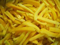 Sell IQF YELLOW PEPPER STRIPS