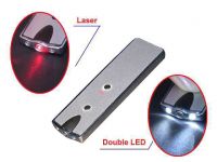 Sell laser pointer card with LED torch