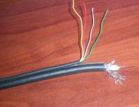 Sell coaxial cable RG6 with 4 wire (telephone cable) for MOROCCO marke
