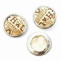Sell Metal Prong Snap Fastener Buttons with Coconut Button Caps