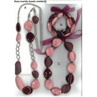 Sell rose marble jewelry set