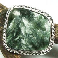 925 sterling silver Seraphinite Ring