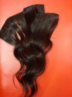 Sell clip in hair extensions, small pieces made of remy human hair