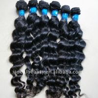 Sell brazilian hair weaving natural human hair extension