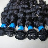 Sell Virgin hair weaving brazilian hair natural wavy