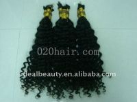 Sell virgin hair bulk brazilain raw hair extensions