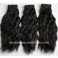 Sell Wholesae price peruvian human hair natural wave