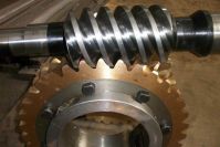 Custom cnc machining parts, Bronze Worm Gear