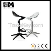 Elegant  Modern furniture plastic Spoon Bar Chair