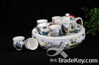 Sell Chinese Jiangnan painting Porcelain Tea set