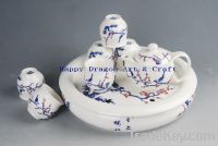 Sell Bird on Tree Porcelain Double Layer Tea Set
