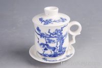 Blue Painting Porcelain Mugs, tea cups