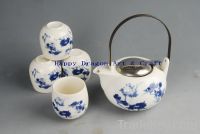 Sell Blue and white Fish Japanese Style Tea Set