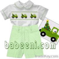 Sell Cute baby smocked boy clothes