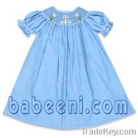 Sell flower smocked bishop dresses