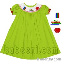 Sell Back to school dress, smocked dress DR 1016