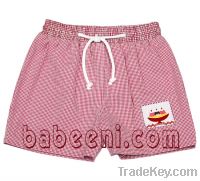 Sell Banana smocked swimming shorts smocked swimwear for boys