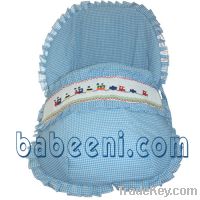 Hand smocked seat cover