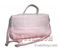 Sell White Smocked Suitcase