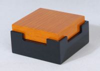 Wooden coin box