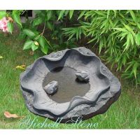 Stone basin, birdbath, birdbasin, garden ornament