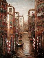Sell venice oil painting