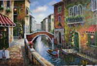 Sell canvas venice oil painting