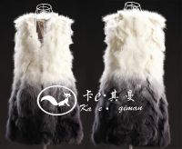 Fox Fur Coat, Genuine fashion 100% fox fur vest