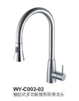 stainless steel pull-out faucet