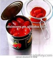 Canned Strawberry in Light or Heavy Syrup