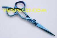 Blue Titanium Coated Hairdressing Scissor