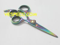 Three Ring Multi Titanium Coated Scissor