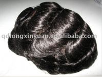 Sell dian remy Hair skin pu toupee for man / new technical PU injectio