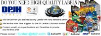 Supply High quality LUBRICANT LABELS