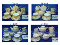 Sell 17pcs Tea Sets (Gold)