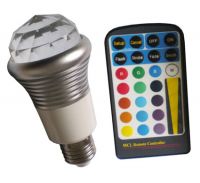 high power RGB LED bulb 5W with RC