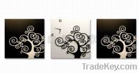 Sell High quality abstract wall painting-clock