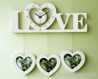 Sell love photo wall clocks