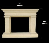 Travertine Fireplace Mantels