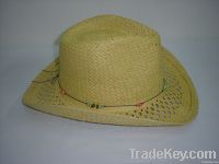 Sell 100% PAPER COWBOY HAT WITH VENTS