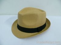 Sell PAPER WOVEN FEDORA HAT