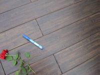 Sell Walnut Color Hand Scraped Bamboo Flooring