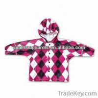 children printed pu  raincoat with oeko-tex 100