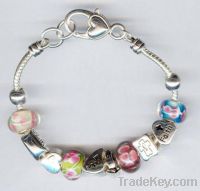 Sell silver color glass bracelet