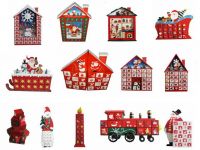 Sell wooden christmas calendar & Musical box & LED Light & Deer