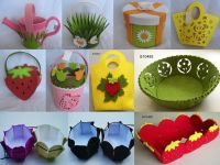 Sell Felt Bucket & felt basket & bag & case & box & plate